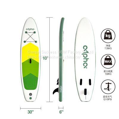 Inflatable Stand Up Paddle Board SUP Board Surfboard Water Sport Surf Set With Paddle Board Tail Fin Foot Rope Inflator