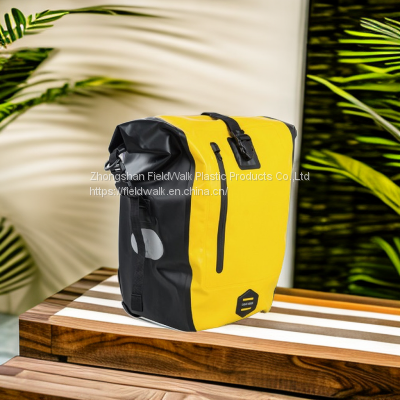 500D PVC Waterproof Bike Cycling Side Bag Bicycle Pannier Bag photo-2