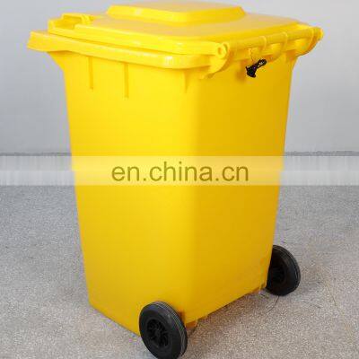 Hot 360L Plastic Dustbin Wheelie Bin 96 Gallon Medical Waste Trash Can With Wheels