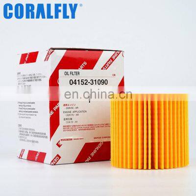 Chineses Wholesale OEM Auto Engine Oil Filter Element 0415231090 04152-31090 For Toyota Car Machine Filters Housing