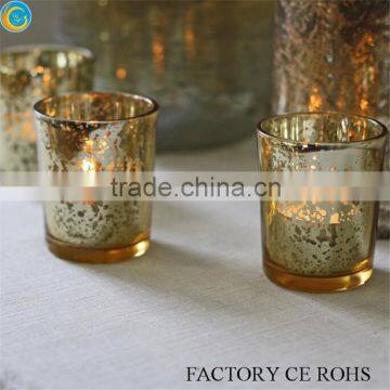 Votive Candle Holders Bulk Gold / mercury candle containers for candle making factory supplier                        
                                                Quality Choice