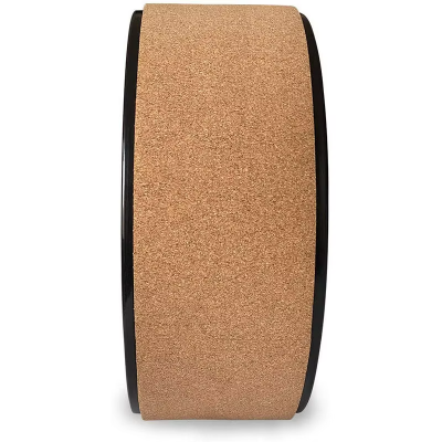 High Quality Yoga Wheel Customized High Density Cork Yoga Wheel for Balance Training photo-2