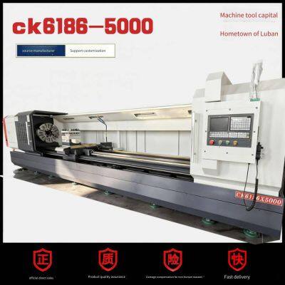 cnc lathe 6186 cnc machine tool, 6186x5000 cnc horizontal lathe, 5-meter lathe