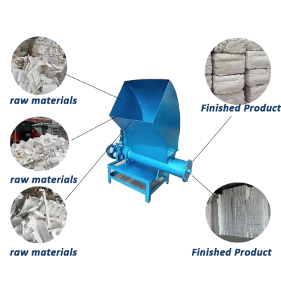 Automatic Foam Melting Machine with 200kg/h Capacity and PLC Control Panel
