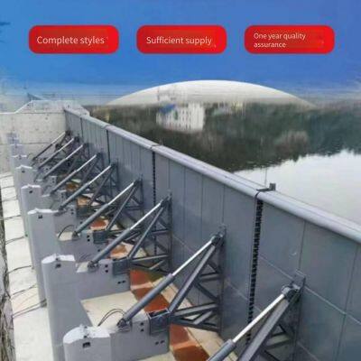 Shandong Heze Hinge Dam Steel Flap Gate, Automatic Hydraulic Flap Gate for Water Conservancy photo-2