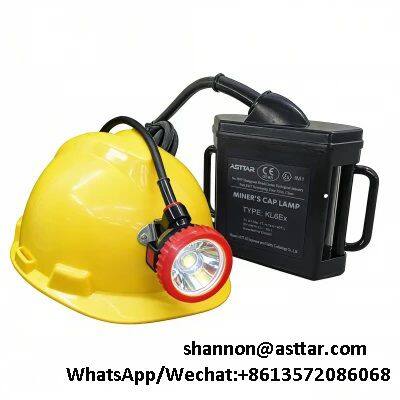 Atex 6ah 7000lux IP65 Mining Industrial Use Explosion Proof LED cap lamp headlamp