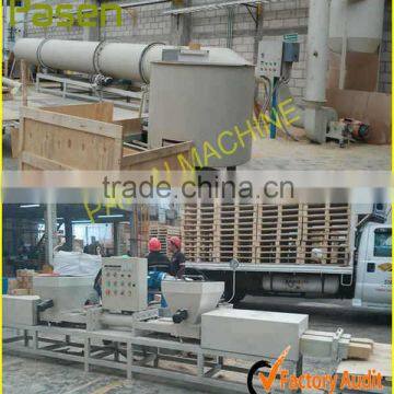 hollow wood tray block feet making machine / hollow pallet block making machinery