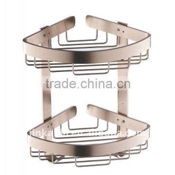 Aluminium bath rack, aluminum basket with hooks L08-5-2D