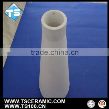 wear resistant alumina ceramic porcelain tube for industrial pipeline