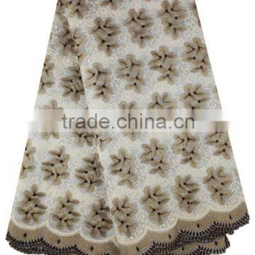 New Fashion Customized Wholesale Organza Lace Fabric MOG0191