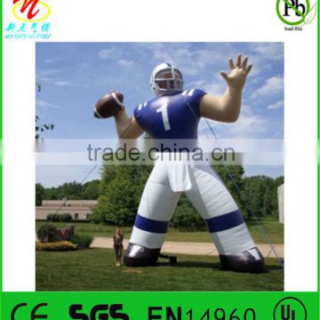 Inflatable characters inflatable American football player image