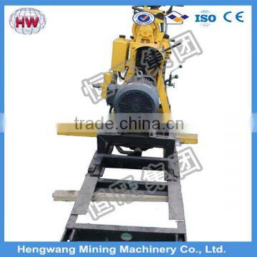 Water Well Drilling Rig Working With Air Compressor
