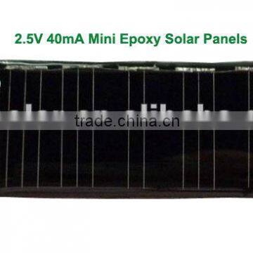 2.5V 40mA Mini Epoxy Solar Panels