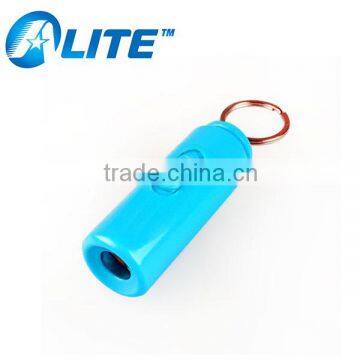 Mini USB Rechargeable Flashlight Keychain with Strobe Light