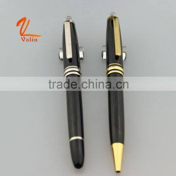 Diamond Head Black Metal Ball Pen Roller Pen for Promotional Stationary photo-2