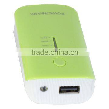 Promotion gifts indicator light Lithium battery power bank 5200mah