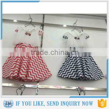 Knitting model wholesale baby tutu dress with low price