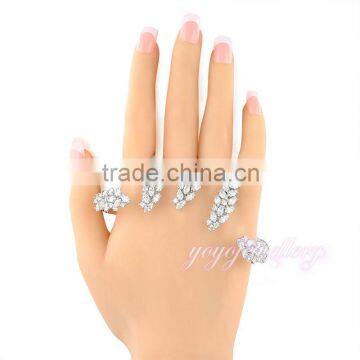 Wholesale cheap fashion jewelry zircon hand palm bracelet