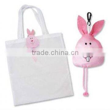 2016 Promotional Eco Nylon/PU/PVC/Canvas/Cotton Foldable Shopping Bag - Rabbit