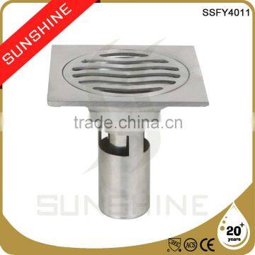 SSFY4011 Bathroom and toilet sauqre stainless steel trench drain