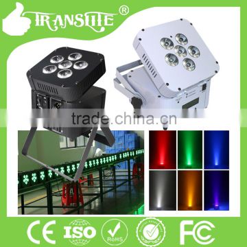 6pcs 6in1 RGBW LED par lighting for weding light