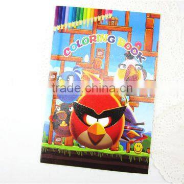 Coloring Book with new cartoon design for kid drawing