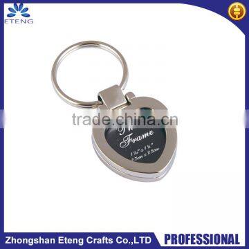 Fashion photo frame metal keychain,metal keyring,metal key chain