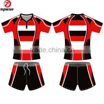 High performance sublimation custom league rugby wear