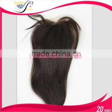 100% human hair virgin remy silk lace top closures