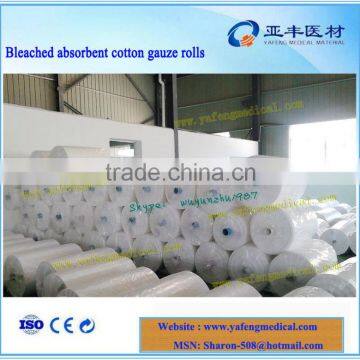 17 threads 100% cotton jumbo absorbent gauze roll                        
                                                Quality Choice