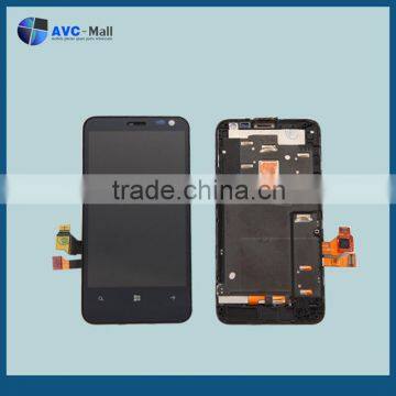 china supplier LCD screen and touch assembly for Nokia Lumia 620 black