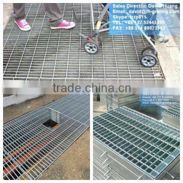 galvanized trench cover,galvanized drain steel grating,galvanized steel grating walkway