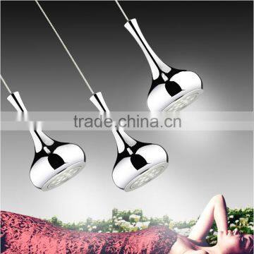 2016 New 9W 12W Plated Silver LED Pendant Light Color Vase Dining Room Creative LED Droplights photo-3