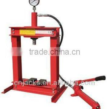 10T Bench Shop Press with Hand Pump and Gauge