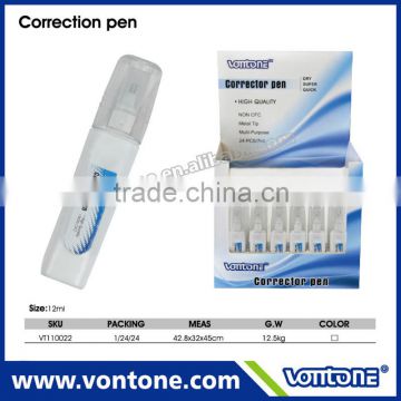 correction ball pen for super market or office