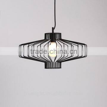 black iron wire line large pendant lamp made in china