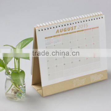 Standing Display Logo Brand Date Book Desk Calendar