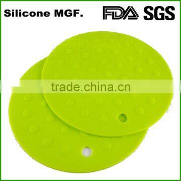 Shinerin round shape shooting mat silicone dining table floor cup mats&pads