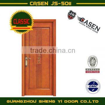 polished beech wood door design