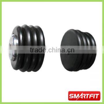 adjustable heavy dumbbell set with rubber covered plates high quality OEM dumbbell set