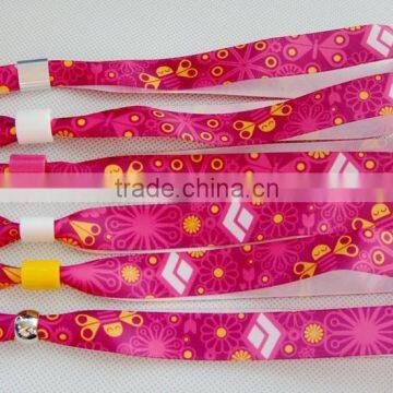 heat transfer satin wristband for concert