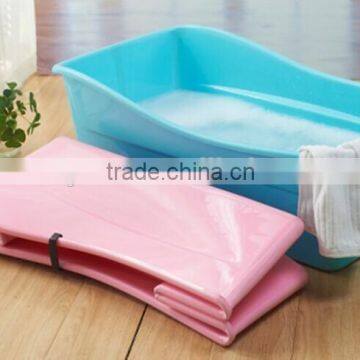 Newest foldable plastic bathtub for children or pets