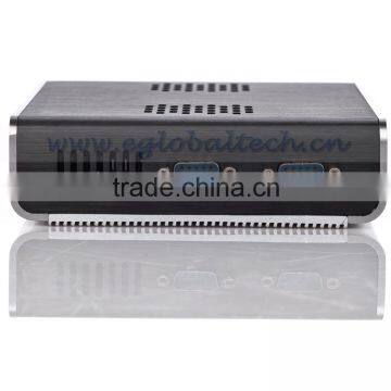 Dual RS232 COM Industrial Fanless Mini Computer for Kids in School Cheapest Price Atom Mini PC WindowsXP VGA LAN port Alloy Case