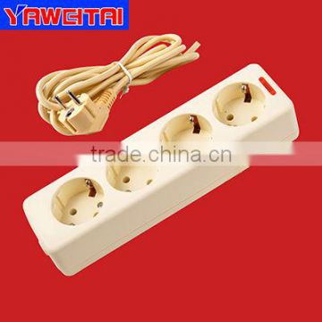 4 gang extension socket with earthing/multiple sockets with earthing