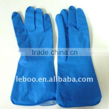 ousehold gloves, rolled cuff