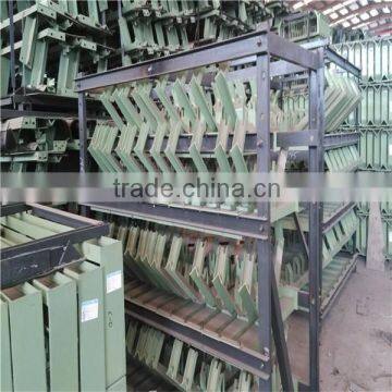 Galvanized steel roller rack,blue covneyor roller racket for peru market