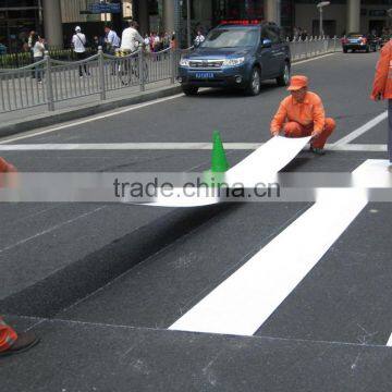 Road Safety Adhesive Warning Tape Yellow Reflective Marking Tape photo-3