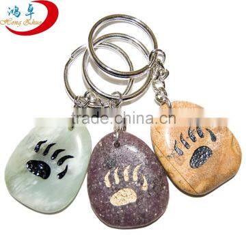 Crystal Gemstone Keychain