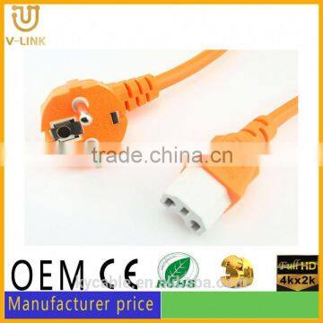 High performance ac power cord retractable power extension cord for LCD display