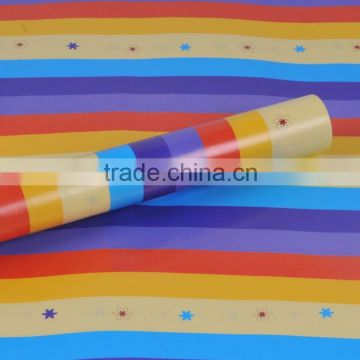 Stripe wrapping paper rainbow wrappingt paper